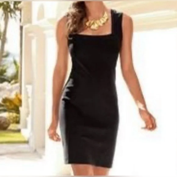 💎 Boston Proper Little black dress Square Neck
Sheath SZ Small EUC - Picture 2 of 7